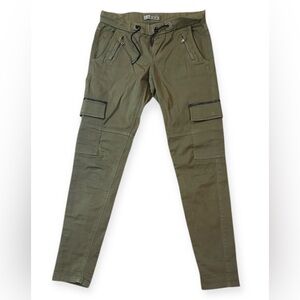ZARA Z1975 Olive Green Khaki Cargo Skinny Pants - Special Edition